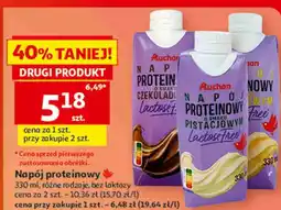 Auchan Napój proteinowy Auchan oferta
