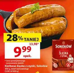Auchan Kiełbasa śląska z szynki, Sokołów oferta