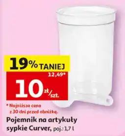 Auchan Pojemnik na artykuły sypkie Curver oferta