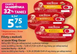 Auchan Filety z makreli w sosie King Oscar oferta