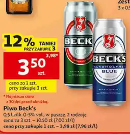 Auchan Piwo Beck's oferta