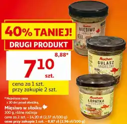 Auchan Mięsiwo w słoiku Auchan oferta