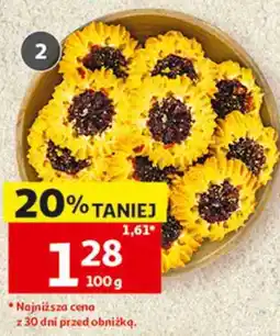 Auchan Ciastka słoneczka kruche z marmoladą oferta