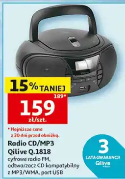 Auchan Radio CD/MP3 Qilive Q.1818 oferta