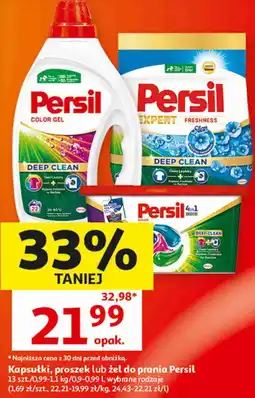 Auchan Kapsułki, proszek lub żel do prania Persil oferta