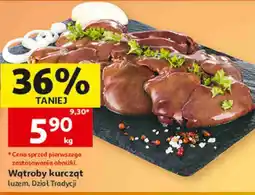 Auchan Wątroby kurcząt luzem oferta