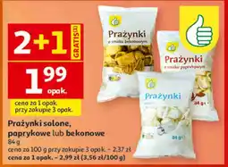 Auchan Prażynki solone, paprykowe lub bekonowe oferta