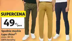 Auchan Spodnie męskie typu chino Inextenso oferta