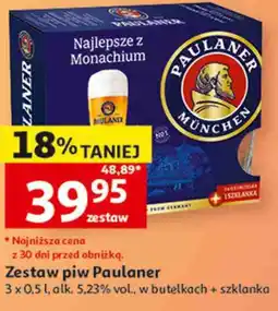 Auchan Zestaw piw Paulaner oferta