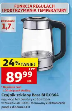 Auchan Czajnik szklany Bass BH10364 oferta