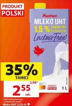 Auchan Mleko UHT 1,5% oferta