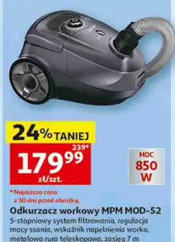 Auchan Odkurzacz workowy MPM MOD-52 oferta