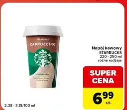 Globi Napój cappuccino Starbucks oferta