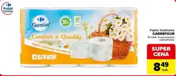 Globi Papier toaletowy rumiankowy Carrefour Essential oferta
