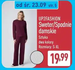 ALDI Spodnie damskie Up2Fashion oferta