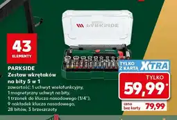 Kaufland Zestaw wkrętaków na bity 5 w 1 Parkside oferta