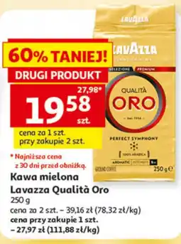 Auchan Kawa mielona Lavazza oferta