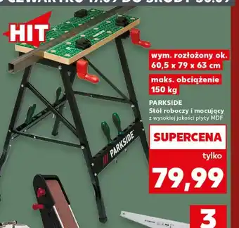 Stół roboczy i mocujący Parkside