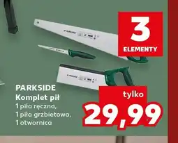 Kaufland Komplet pił Parkside oferta