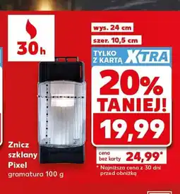 Kaufland Znicz szklany Pixel oferta