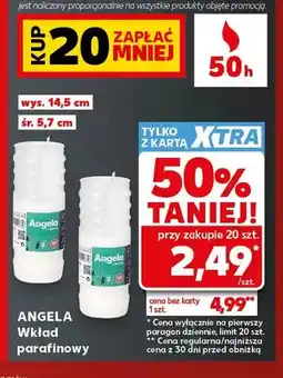 Kaufland Wkład parafinowy Angela oferta