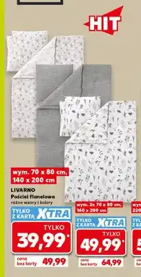 Kaufland Pościel flanelowa Livarno 160x200 cm oferta