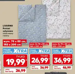 Kaufland Pościel satynowa Livarno 160x200 cm oferta