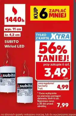 Kaufland Wkład LED Subito oferta