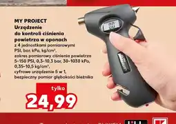 Kaufland Urządzenie do kontroli ciśnienia powietrza w oponach My Project oferta