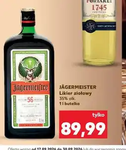 Kaufland Likier ziołowy Jägermeister oferta