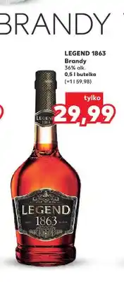 Kaufland Brandy Legend 1863 36% oferta