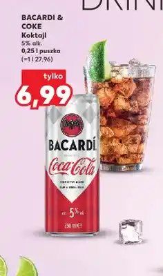 Kaufland Koktajl Bacardi & Coke oferta