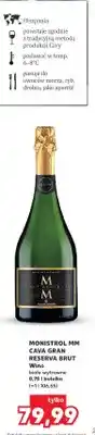 Kaufland Wino musujące białe wytrawne Monistrol MM Cava Gran Reserva Brut oferta