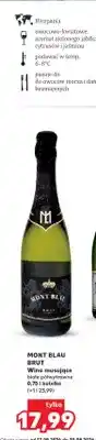Kaufland Wino musujące białe półwytrawne Mont Blau Brut oferta