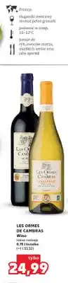 Kaufland Wino czerwone Les Ormes De Cambras Merlot oferta
