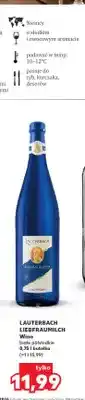Kaufland Wino białe półsłodkie Lauterbach Liebfraumilch oferta