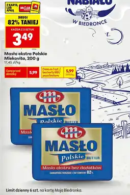 Biedronka Masło Mlekovita oferta