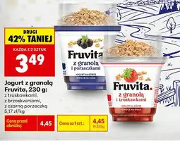 Biedronka Jogurt FruVita oferta