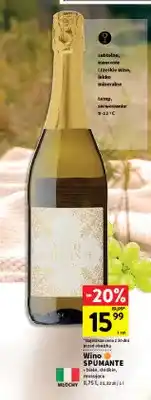 Intermarche Wino musujące Spumante białe słodkie oferta