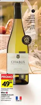 Intermarche Wino białe Chablis A.D.P. Expert Club wytrawne oferta