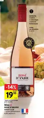 Intermarche Wino różowe Rosé d'Anjou półwytrawne Expert Club oferta
