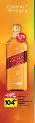Intermarche Whisky Johnnie Walker Red Label oferta