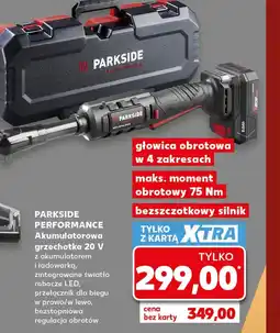 Kaufland Grzechotka akumulatorowa Parkside oferta