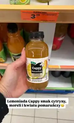 Biedronka Lemoniada Cappy Botanical cytryna, morela i kwiat pomarańczy oferta