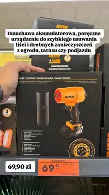 Biedronka Dmuchawa akumulatorowa Niteo 20V Max oferta