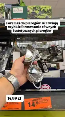 Biedronka Foremki do pierogów ze stali nierdzewnej Mg Home oferta