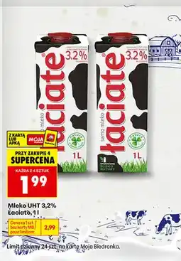 Biedronka Mleko UHT Łaciate 3,2% oferta
