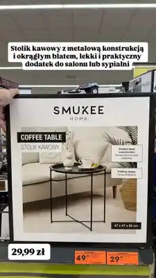 Biedronka Stolik kawowy Smukee Home oferta