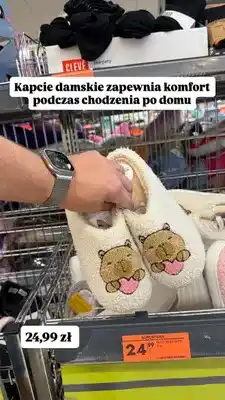 Biedronka Kapcie damskie Emotki oferta