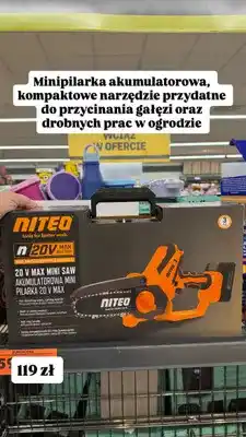 Biedronka Minipilarka akumulatorowa Niteo 20V Max oferta